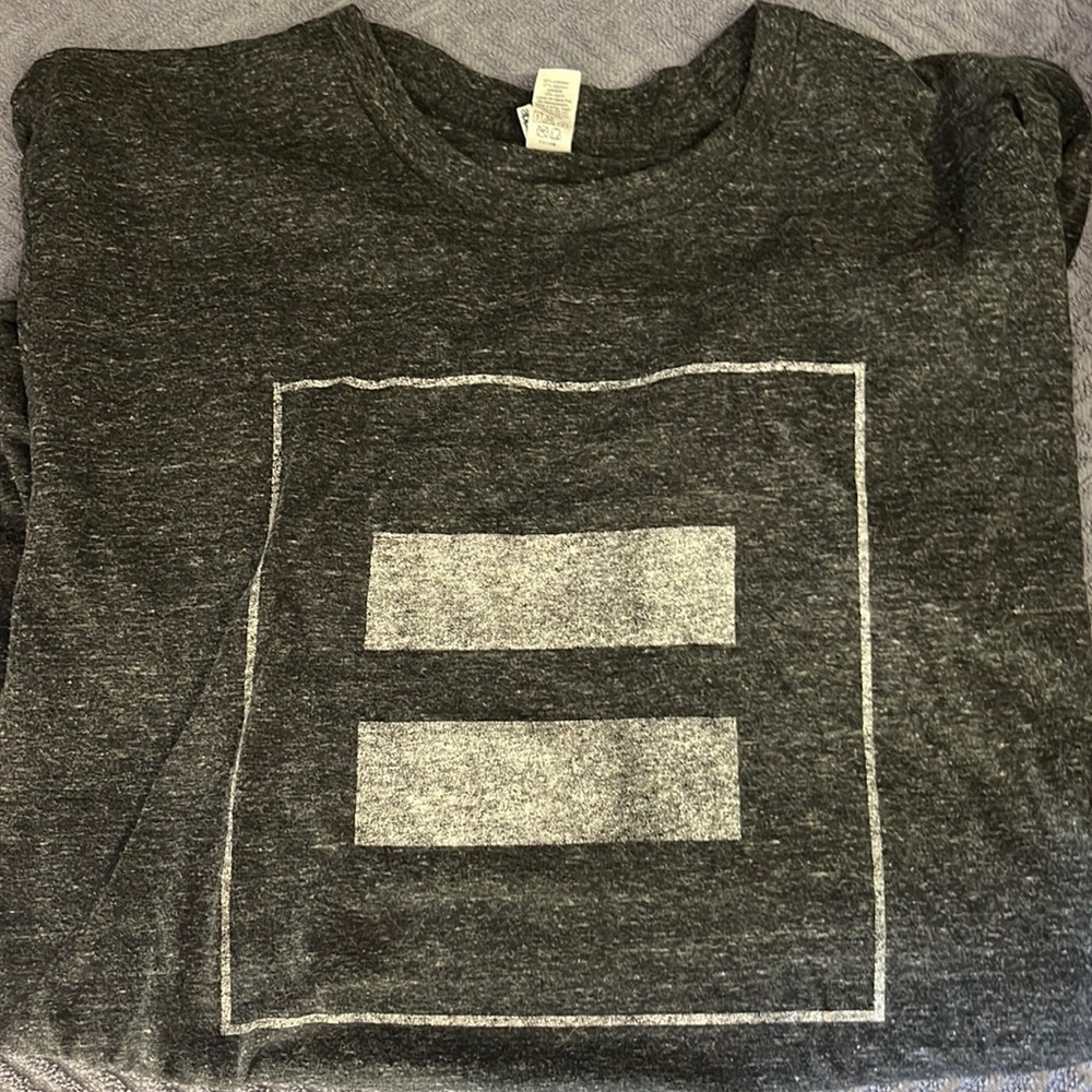 Human rights campaign black t-shirt